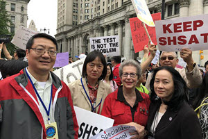 Asian Americans Protesting